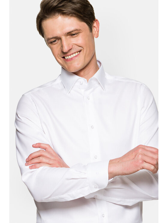Lancerto Lancerto Koszula Giovani Biały Slim Fit