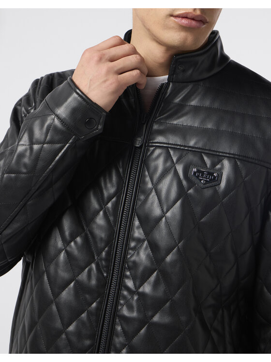 PHILIPP PLEIN PHILIPP PLEIN Kurtka puchowa 28619 Czarny Regular Fit