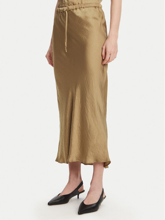 Marella Marella Midi szoknya No 2513101055 Bézs Regular Fit