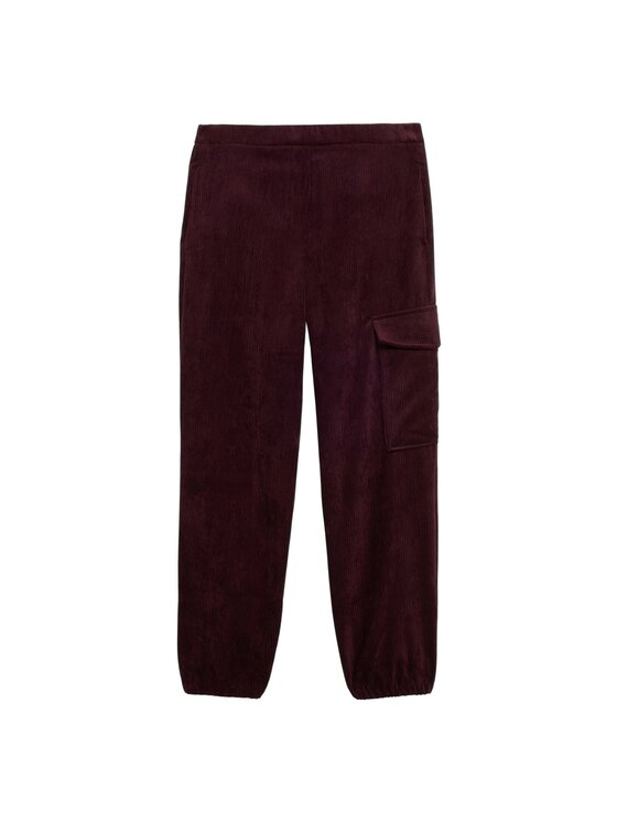 Oltre Oltre Pantaloni di tessuto P024J102496N036 Bordeaux Boy Fit