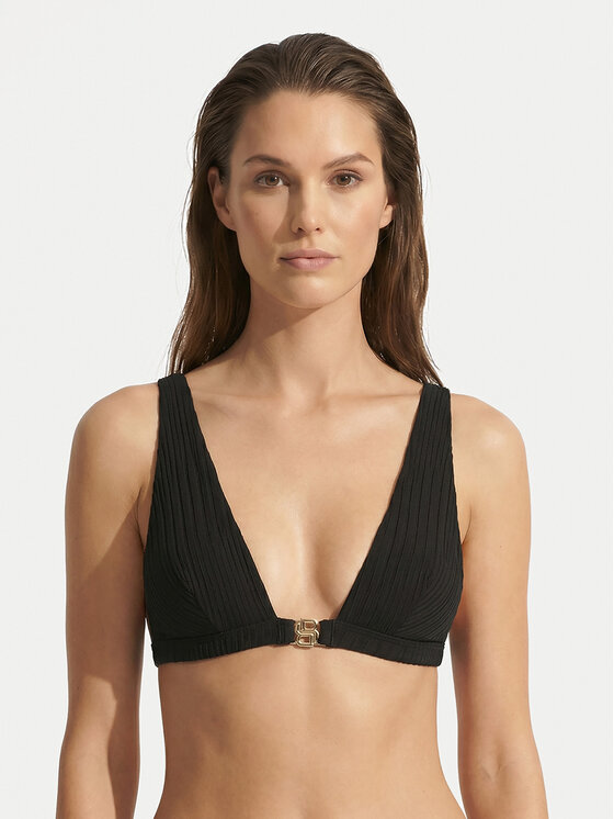 BOSS BOSS Bikini-Oberteil 50556645 Schwarz