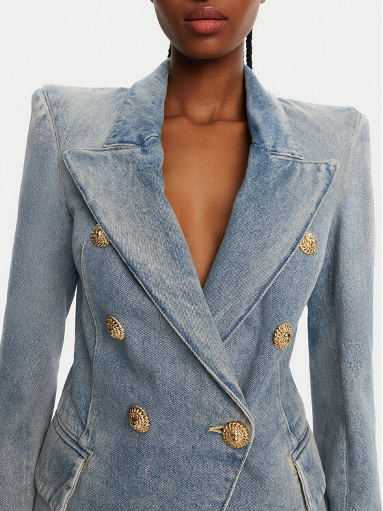 Balmain Balmain Zakó DF0SI509DF17 Kék Regular Fit