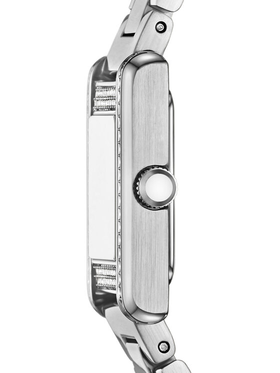 Emporio Armani Emporio Armani Ročna ura Mini Genni AR11662 Srebrna