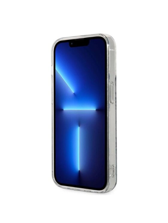 Guess Guess Etui na telefon 4G Metal Gold Logo Niebieski