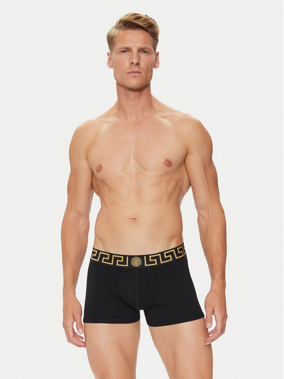 Versace Versace Set od 2 para bokserica AU10181 1A10011 Crna