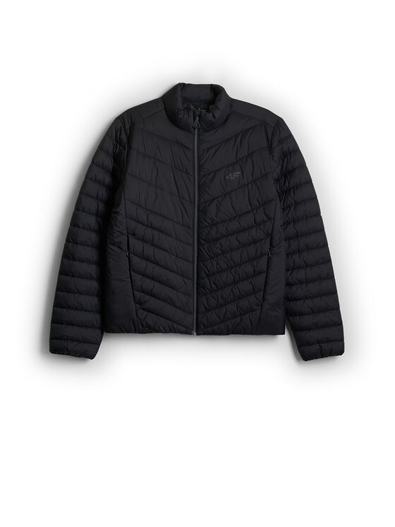 4F 4F Kurtka puchowa BASIC+ Czarny Regular Fit