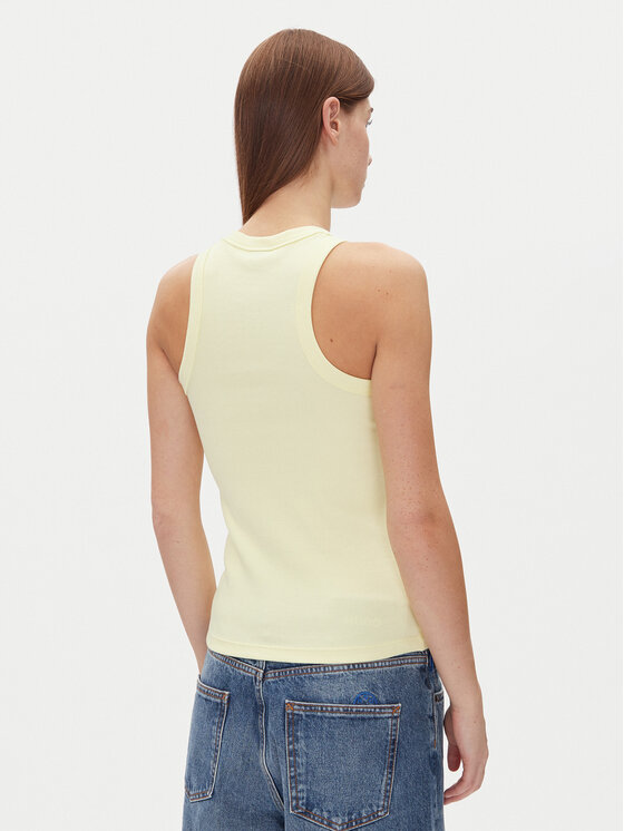 HUGO HUGO Top Easy Tank_B 50508857 Žuta Slim Fit