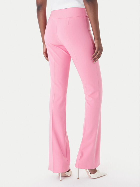 Rinascimento Rinascimento Pantaloni din material CFC0127876003 Roz Slim Fit
