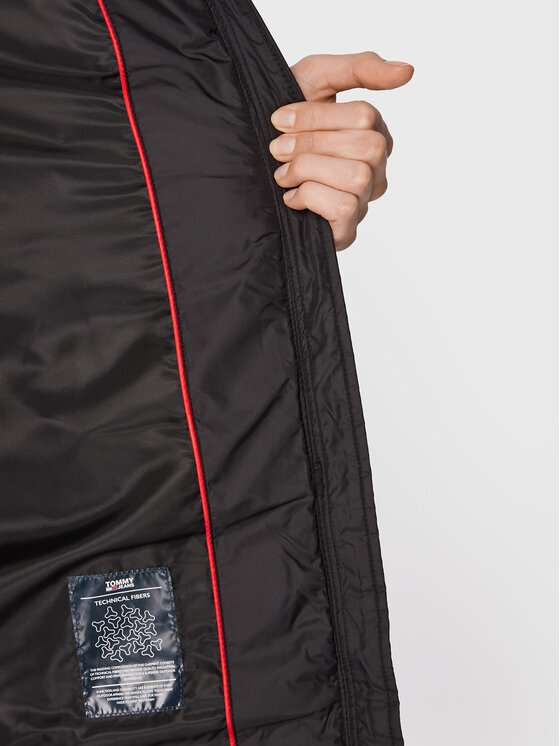 Tommy Jeans Tommy Jeans Зимно яке Basic DW0DW14385 Черен Slim Fit