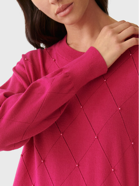 Maglione Azjaki T2223.090 Rosa Regular Fit