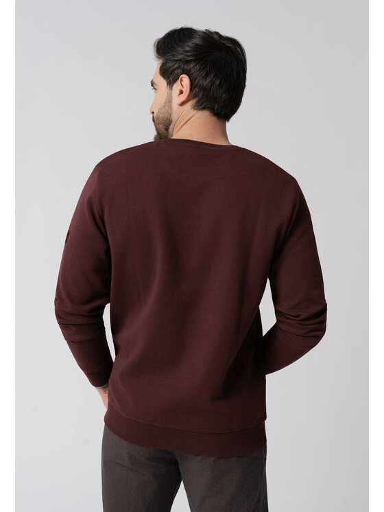 Volcano Volcano Bluza B-LEO Fioletowy Regular Fit