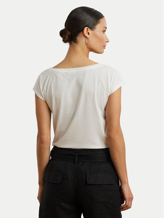 LAUREN RALPH LAUREN LAUREN RALPH LAUREN T-shirt 200971072002 Bijela Relaxed Fit
