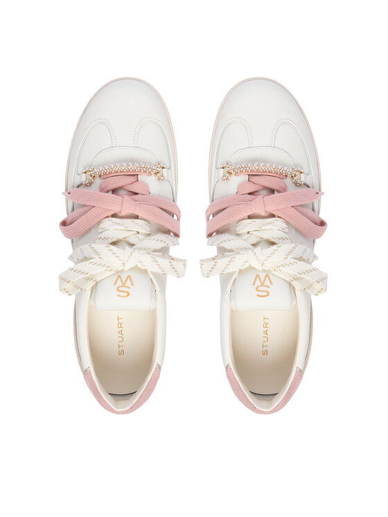 Stuart Weitzman Stuart Weitzman Sneakersy Colton SN031 Kremowy