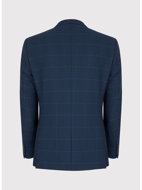 Pako Lorente Pako Lorente Marynarka P22SF-3G-014 Granatowy Slim Fit