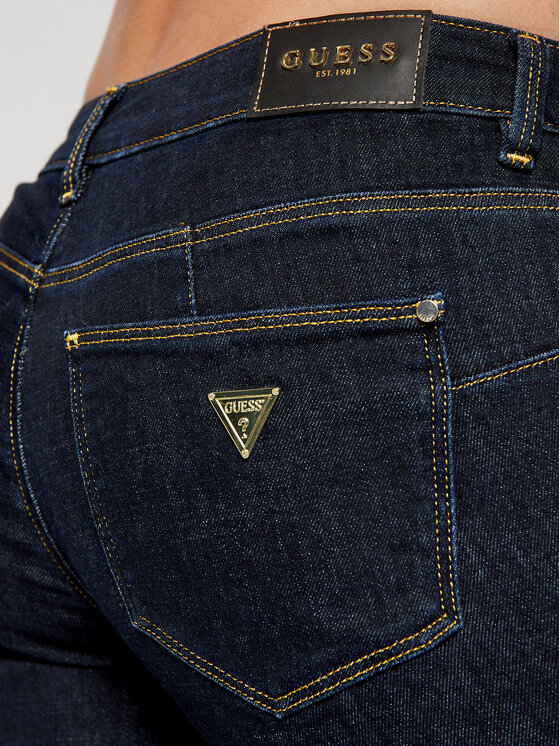 Guess Guess Džinsi Curve X W1RAJ2 D4AK2 Tumši zils Skinny Fit