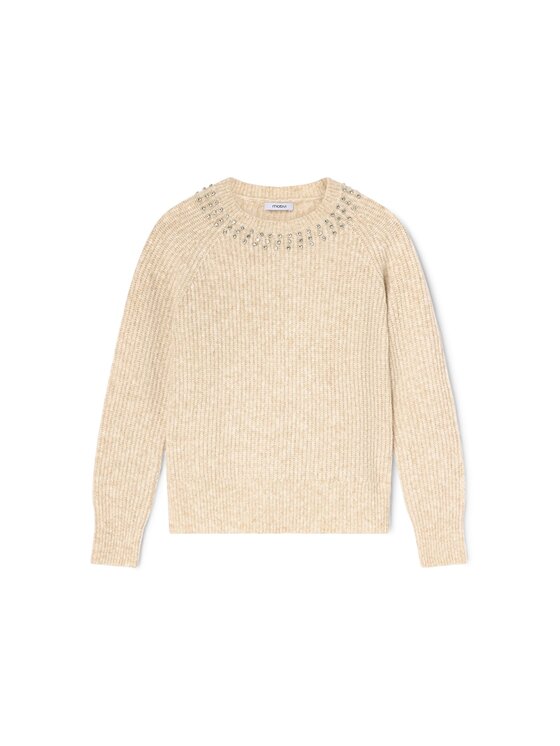Motivi Motivi Maglione M574W004292N002 Crema Regular Fit