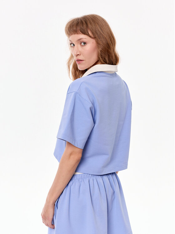 MANDRAGORA MANDRAGORA Blusa Goia Blu Cropp Fit