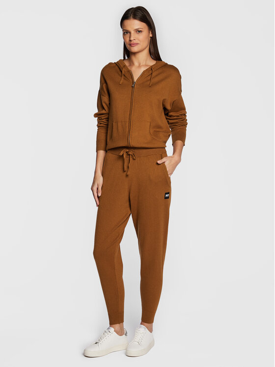 Pantaloni da tuta DP2P2828 Marrone Regular Fit