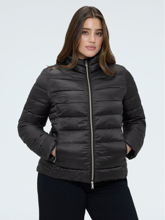 Fiorella Rubino Fiorella Rubino Kurtka puchowa F028T001459N033 Czarny A-Line Fit