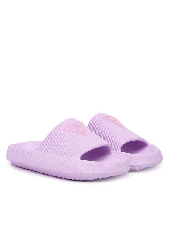 Guess Guess Klapki H6GZ02 WG5X0 Fioletowy jasny