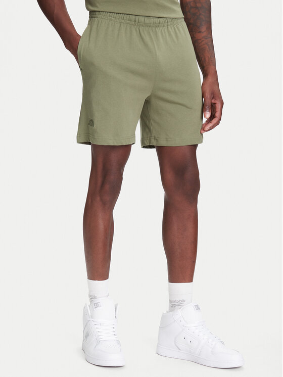 Kappa Kappa Pantaloni scurți sport Logo Korpo Cabas 303HZE0 Kaki Regular Fit