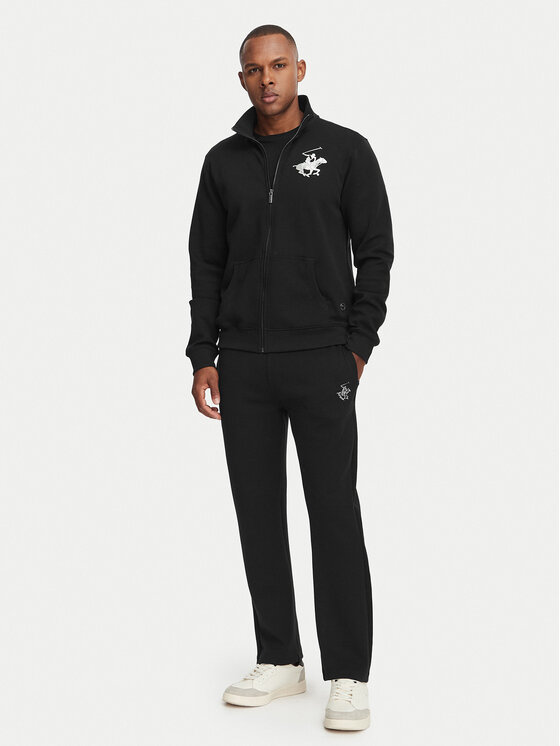 Beverly Hills Polo Club Beverly Hills Polo Club Bluza M6608T-HR Czarny Regular Fit