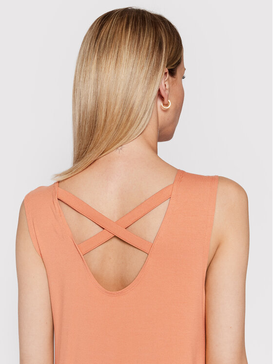 Tom Tailor Tom Tailor Vestito da giorno 1032209 Arancione Regular Fit