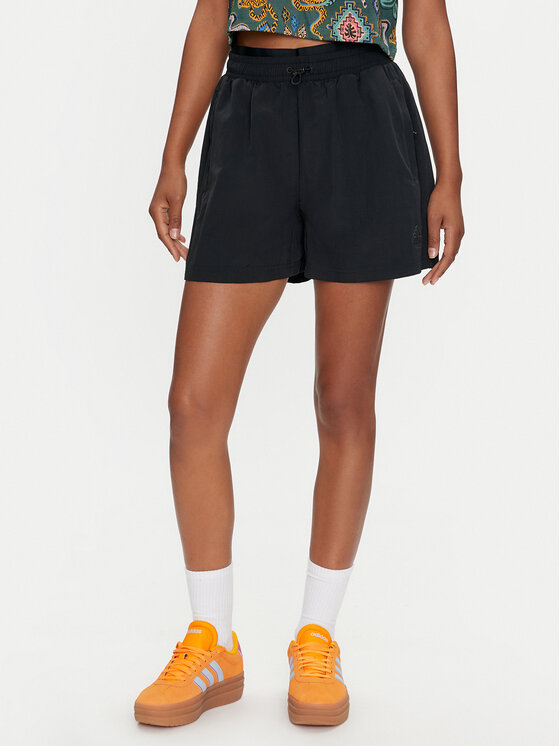 adidas Športové kraťasy City Escape Woven IV9782 Čierna Loose Fit