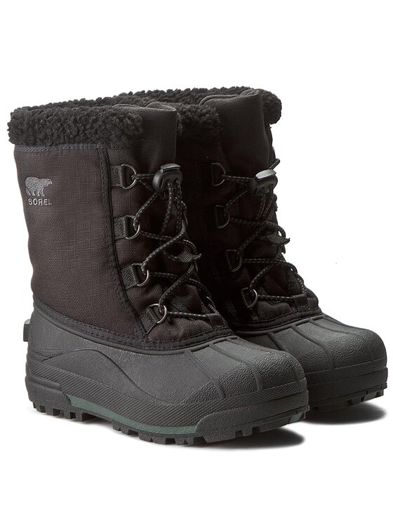 Sorel Bottes de neige Youth Cumberland NY1886 Noir Modivo