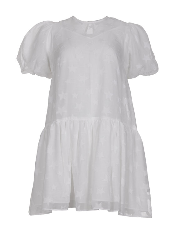 LAURELLA LAURELLA Každodenní šaty 4SS242 Bílá Regular Fit