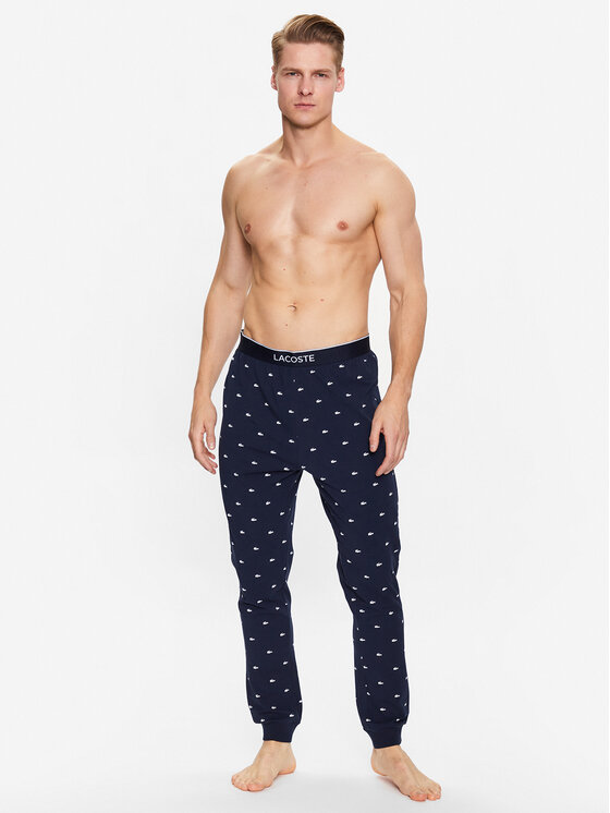 Pantalone del pigiama 3H3446 Blu scuro Regular Fit...