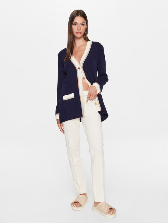 Luisa Spagnoli Luisa Spagnoli Штани з тканини Minuendo 539802 Écru Regular Fit