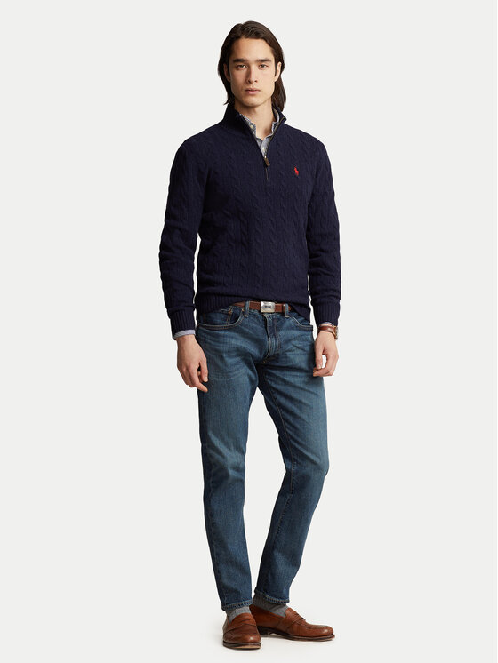 Polo Ralph Lauren Polo Ralph Lauren Svetr 710876766002 Tmavomodrá Regular Fit