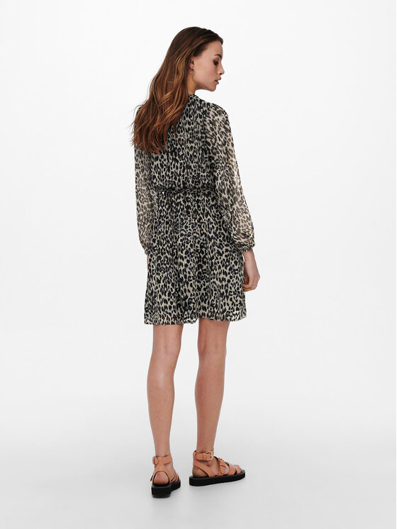 ONLY ONLY Igapäevane kleit 15236376 Pruun Regular Fit