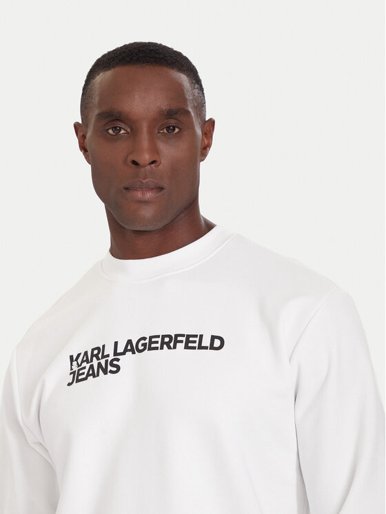 Karl Lagerfeld Jeans Karl Lagerfeld Jeans Світшот A1M20001 Білий Regular Fit