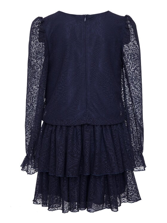SLY SLY Sukienka 2S-208 Granatowy Comfortable Fit