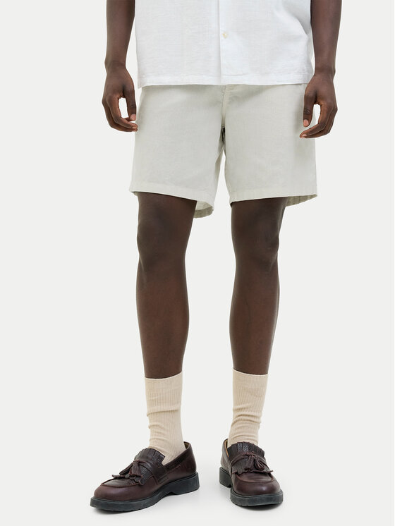 Jack & Jones Шорти от плат Stace Summer 12248627 Бежов Regular Fit