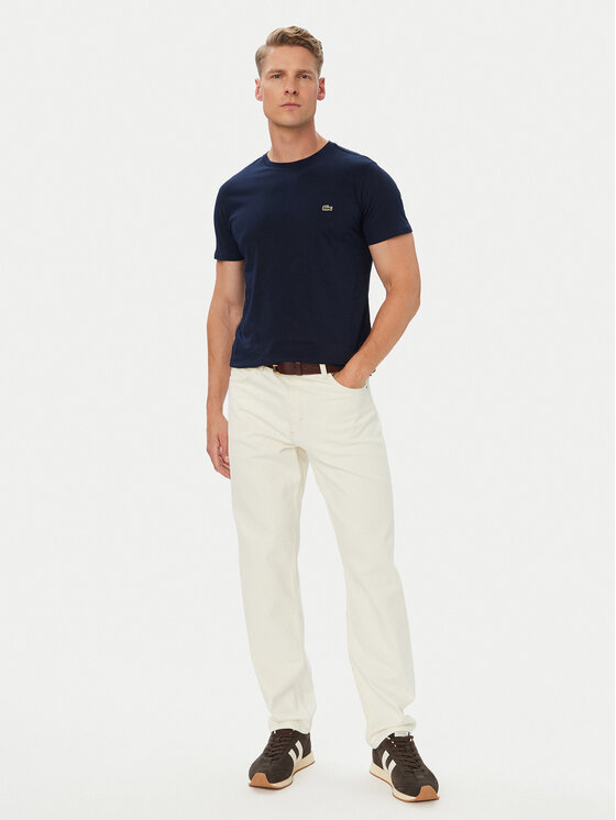 Lacoste Lacoste T-Shirt TH6709 Granatowy Regular Fit