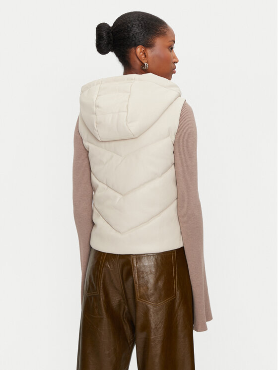 Morgan Morgan Bodywarmer 232-GSOLO Écru Regular Fit