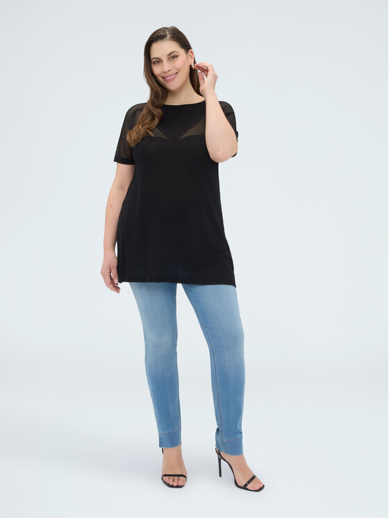 Fiorella Rubino Fiorella Rubino Sweter M254L008534N033 Czarny Regular Fit