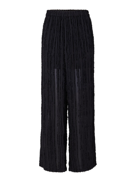 Pieces Pieces Hlače Tobine 17157928 Crna Regular Fit