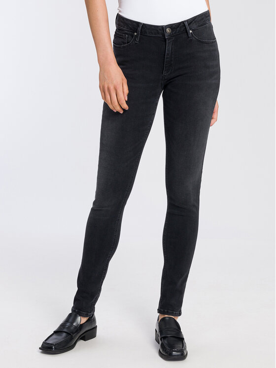 Jeansy Cross Jeans, Rozmiar 28/30, Czarne, N 497-307