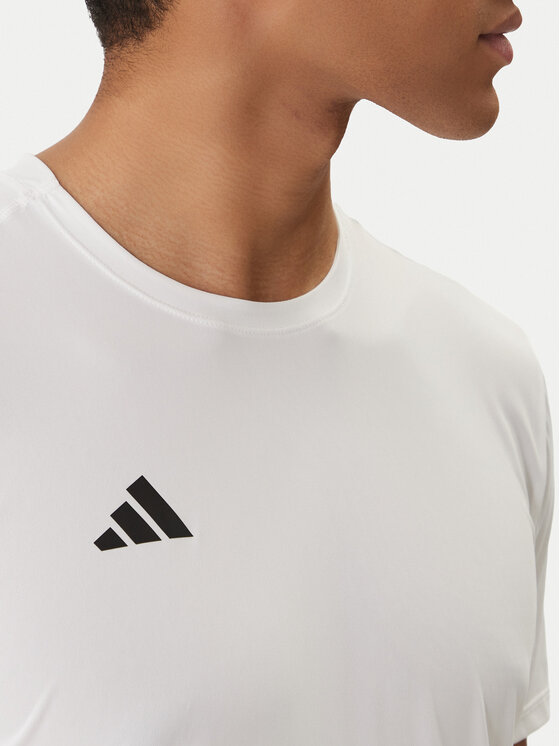 adidas adidas Koszulka techniczna Adizero Essentials IN1157 Biały Slim Fit