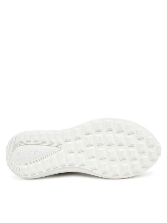 Calvin Klein Jeans Calvin Klein Jeans Snīkeri Athleisure Runner Laceup Mix YM0YM01195 Balts