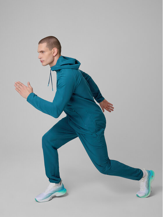 4F 4F Bluza TRAINING CLUB Granatowy Regular Fit