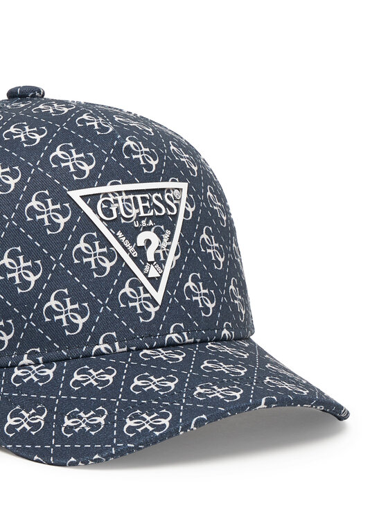 Guess Guess Czapka z daszkiem H5YZ03 WO08O Granatowy