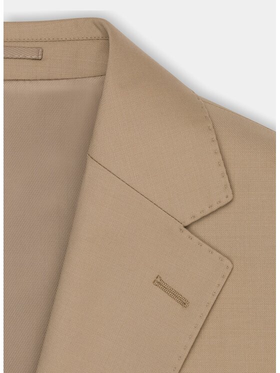Pako Lorente Pako Lorente Marynarka P24SP-3G-003 Beżowy Super Slim Fit