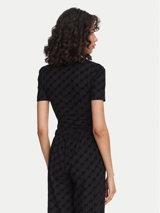 HUGO HUGO Body Flokky 50566691 Čierna Slim Fit