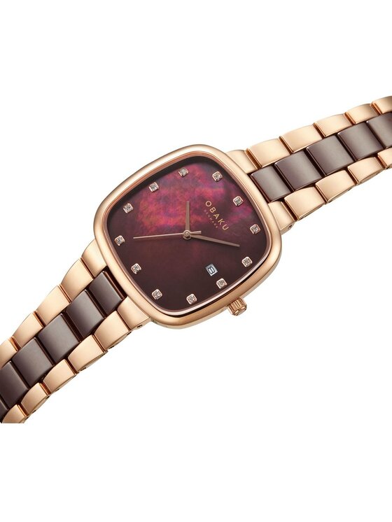 Obaku Obaku Zegarek V282LDVNCN Złoty