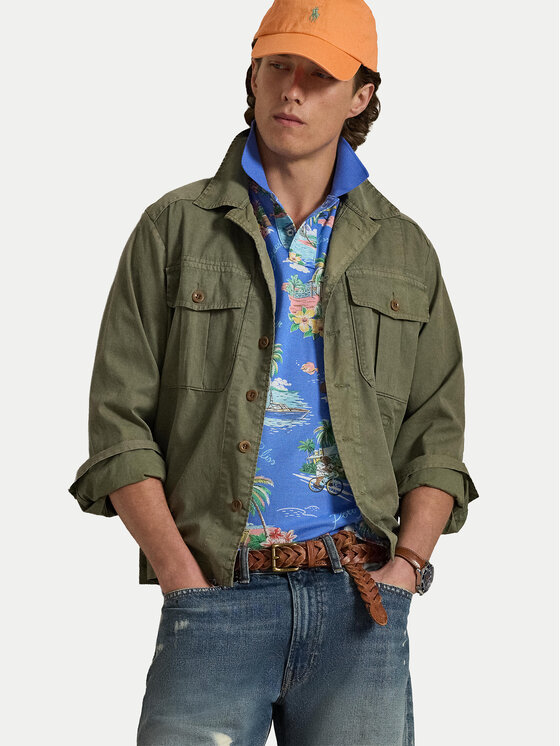 Polo Ralph Lauren Polo Ralph Lauren Polokošeľa 710B14509001 Modrá Slim Fit